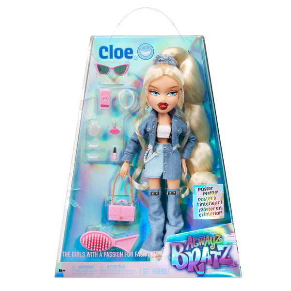Girlz Bratz Kidz Sleep-Over Adventure Cloe Doll 2 Complete Outfits  Accessories