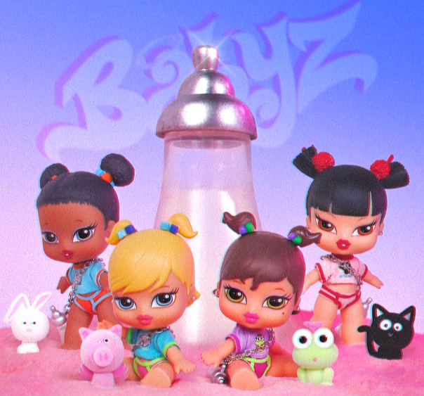 Bratz Babyz  group photo with pets